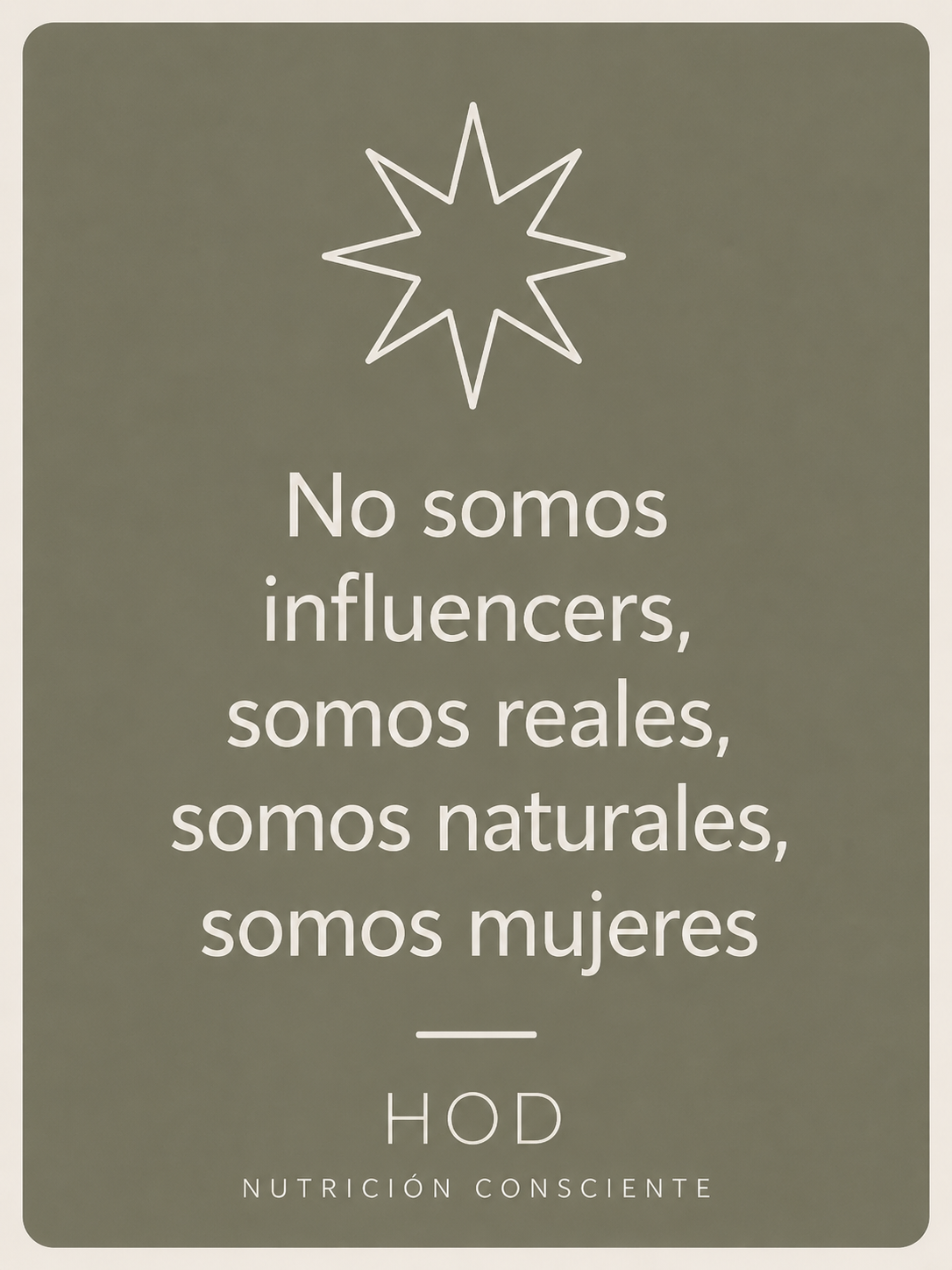 No somos influencers